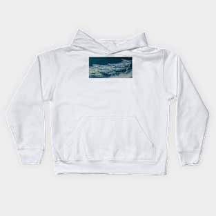 Ocean waves Kids Hoodie